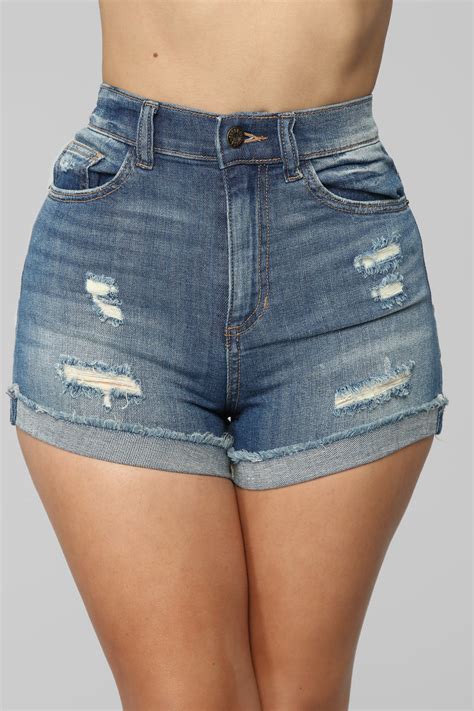 fashionnova denim shorts